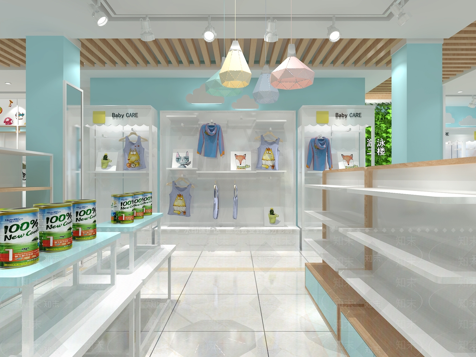 现代母婴店3D模型下载【ID:389069470】