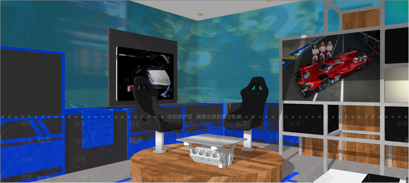 现代汽车展厅SU模型下载【ID:489108836】