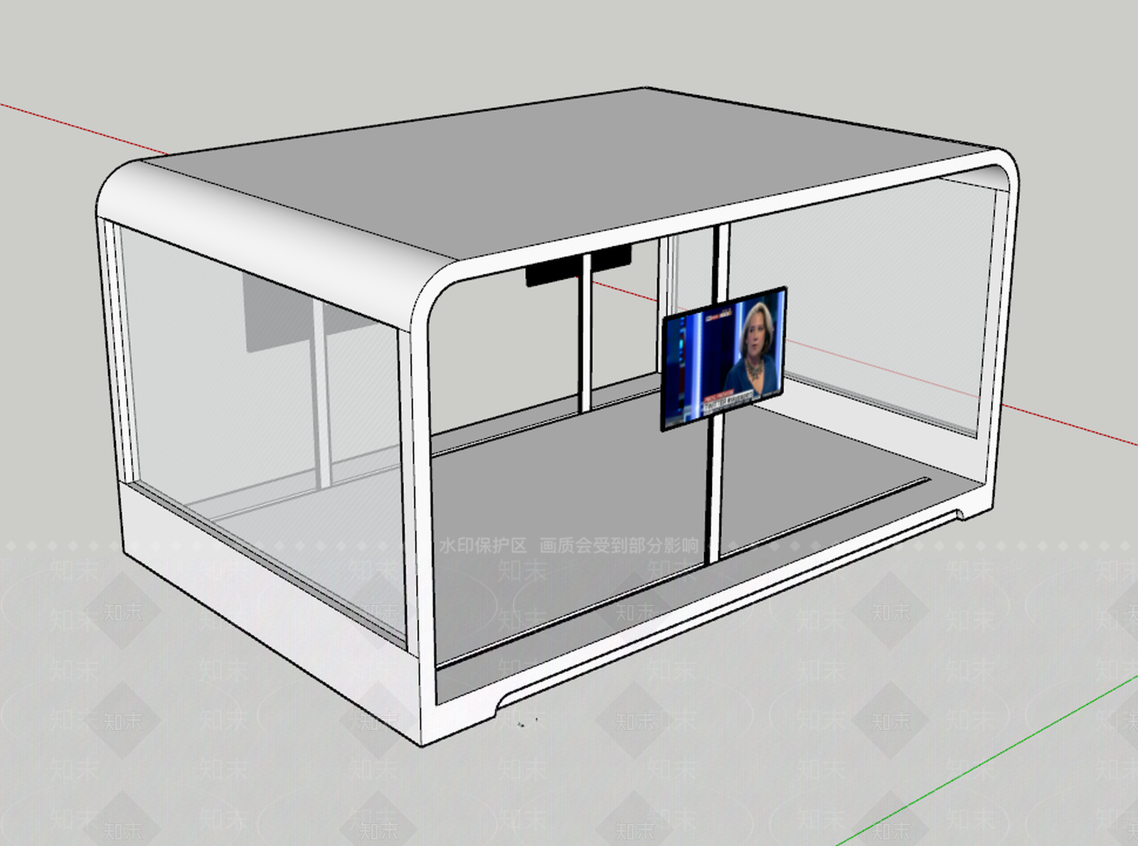 现代汽车展厅SU模型下载【ID:489197888】