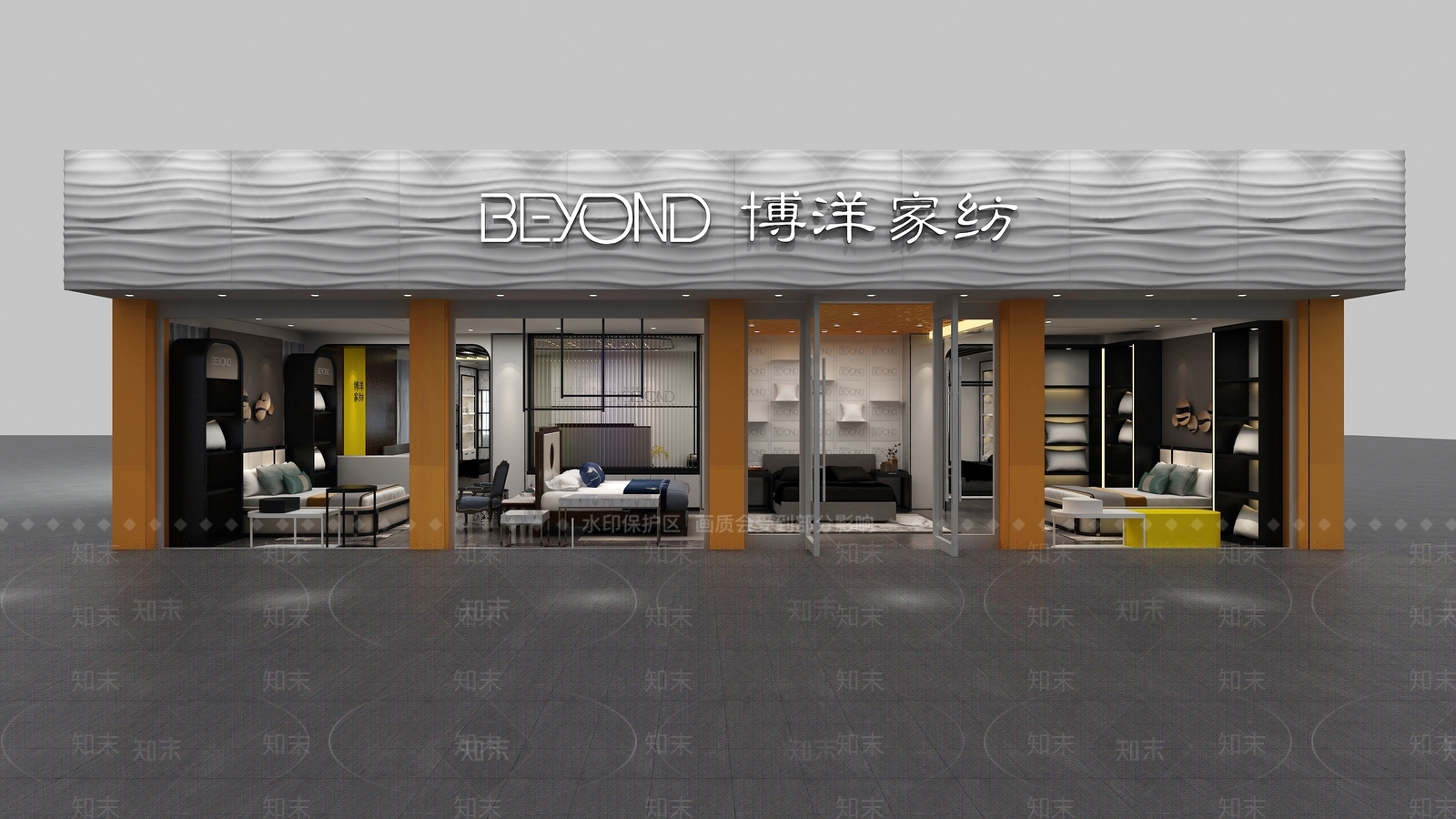 现代家居专卖店3D模型下载【ID:389263482】