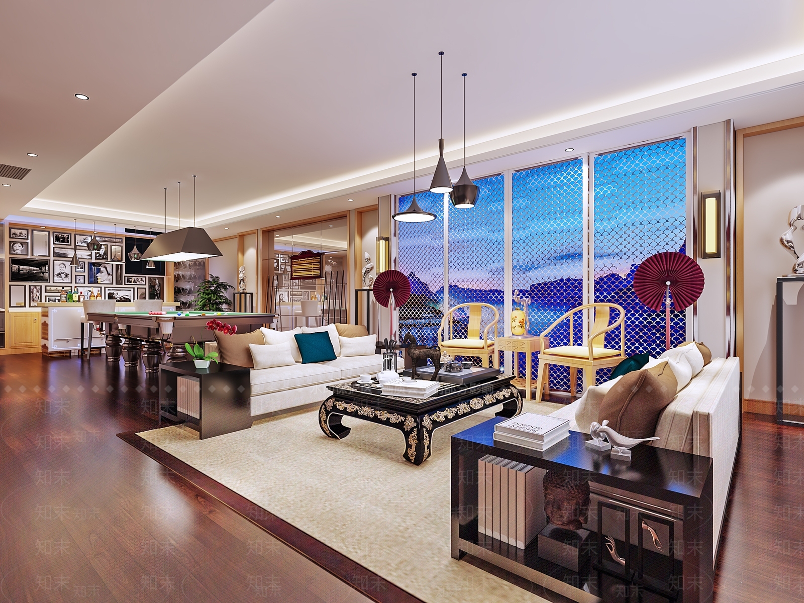 欧式古典接待室3D模型下载【ID:889268050】