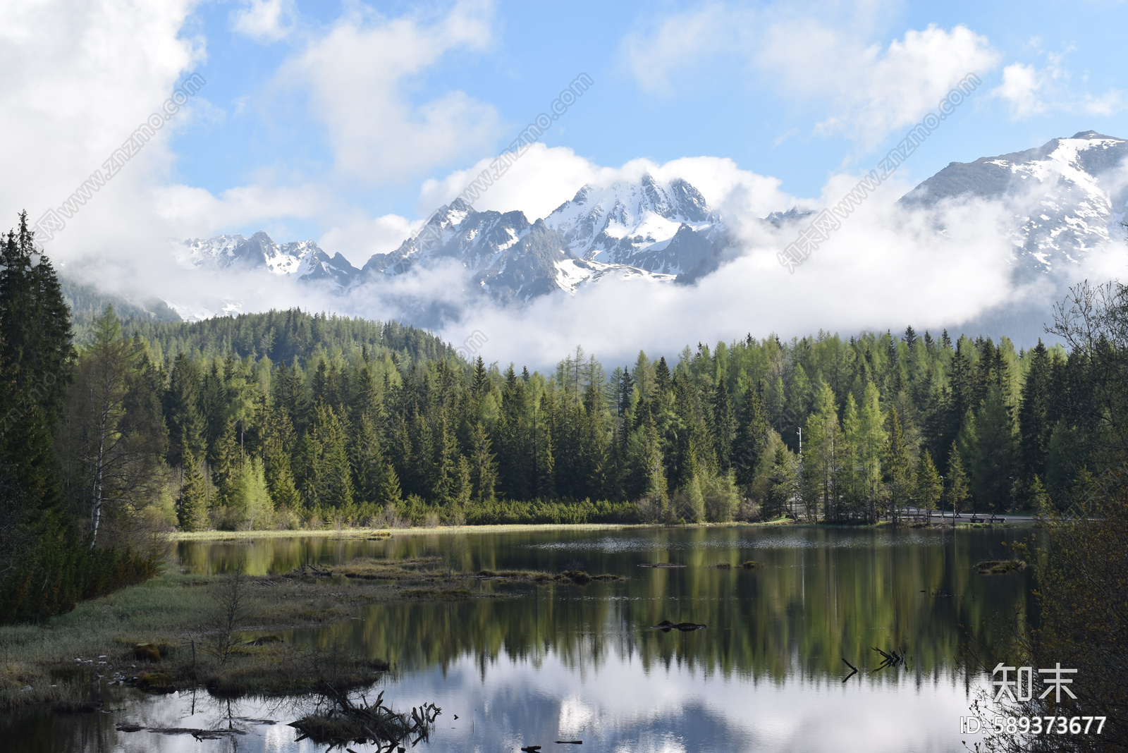 户外高山湖泊风景高清贴图贴图下载【id:589373677】