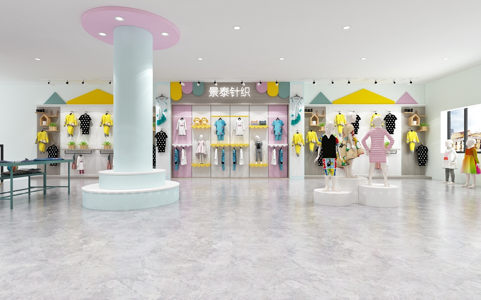 北欧童装店3D模型下载【ID:389382246】