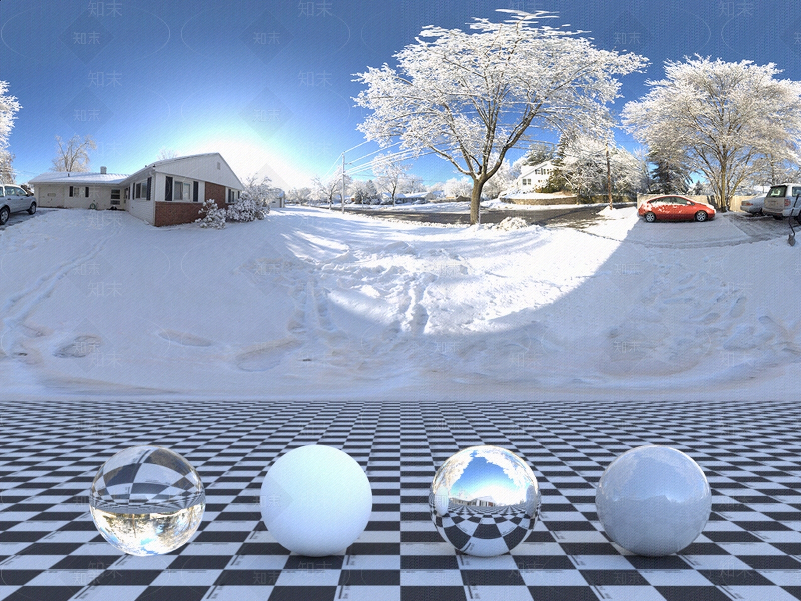 雪景HDR贴图下载【ID:589405166】