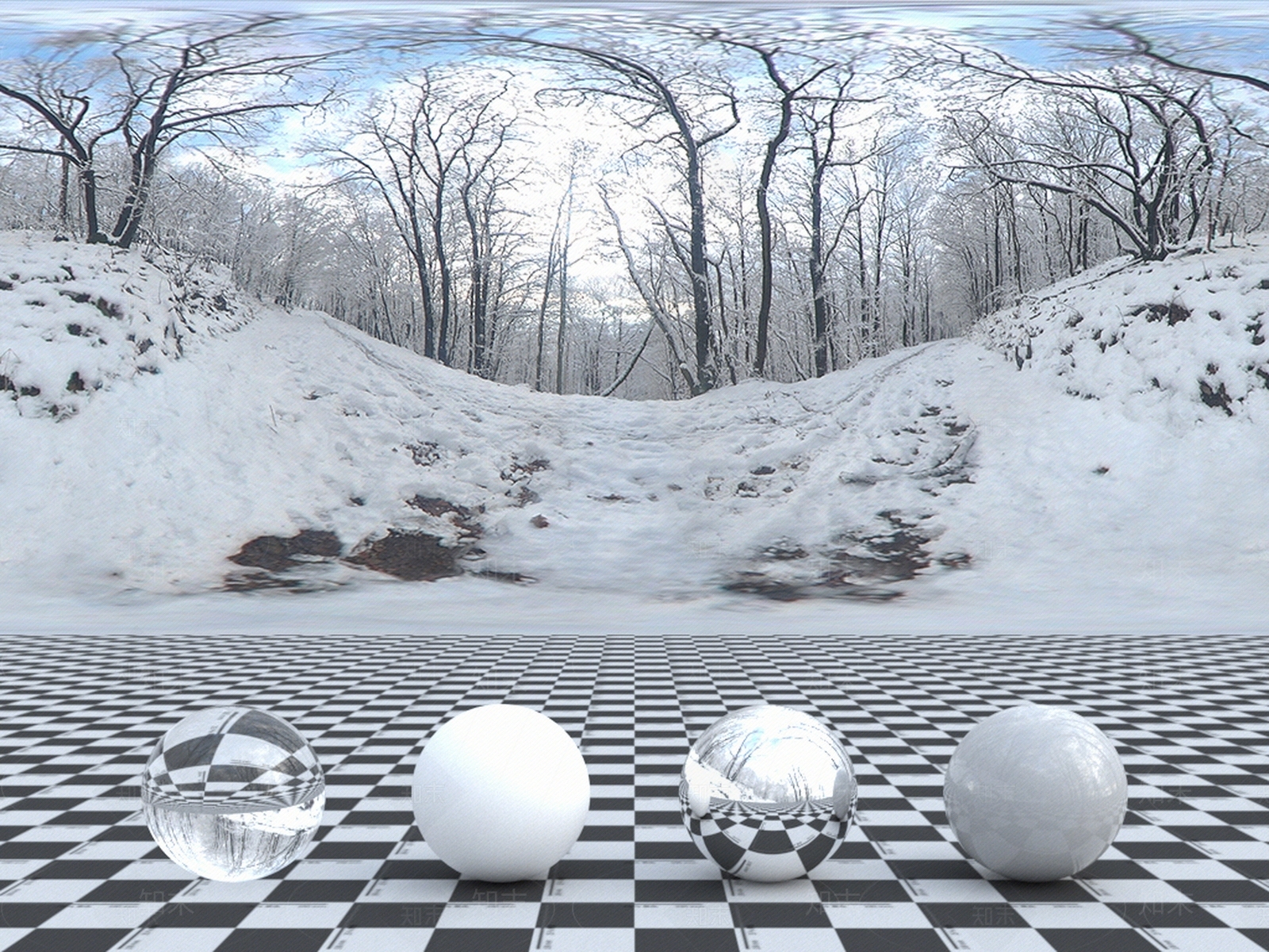 雪景HDR贴图下载【ID:589406177】