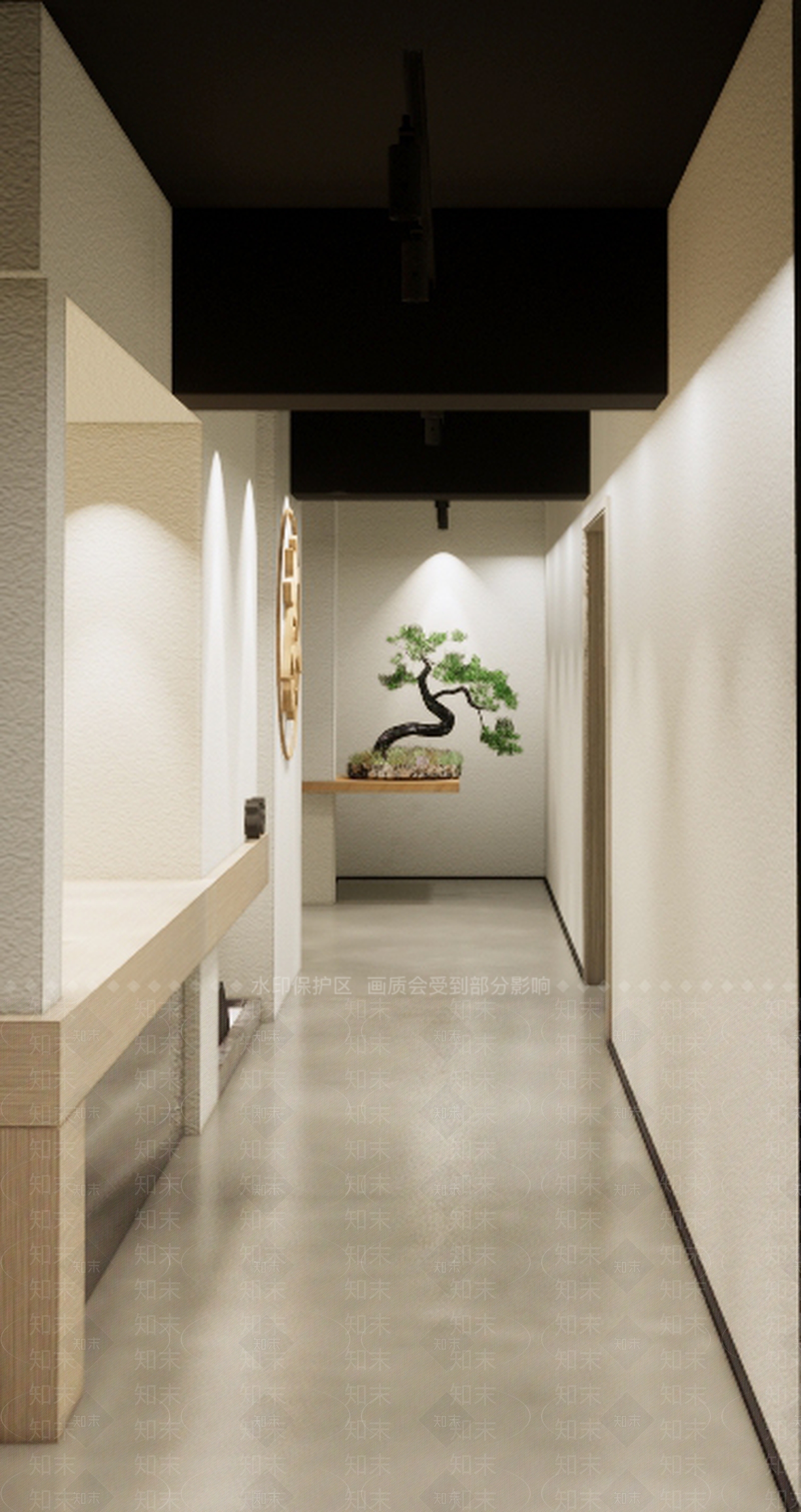 新中式茶室SU模型下载【ID:989681363】