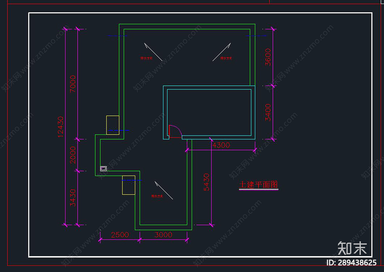 屋顶花园cad施工图下载【ID:289438625】