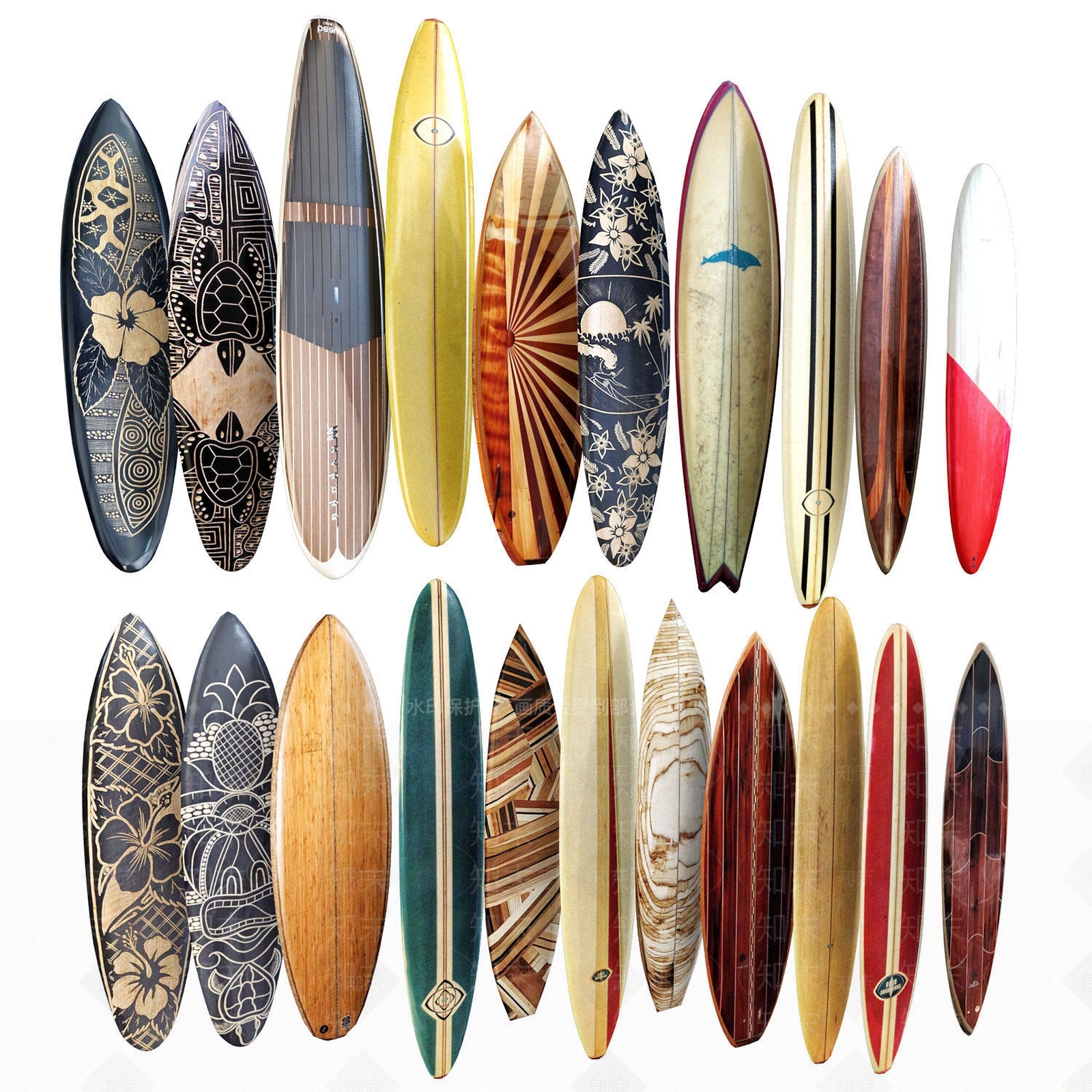 现代冲浪板3D模型下载【ID:789439767】