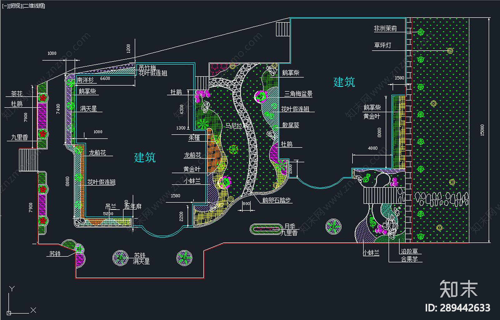 屋顶绿化施工图下载【ID:289442633】