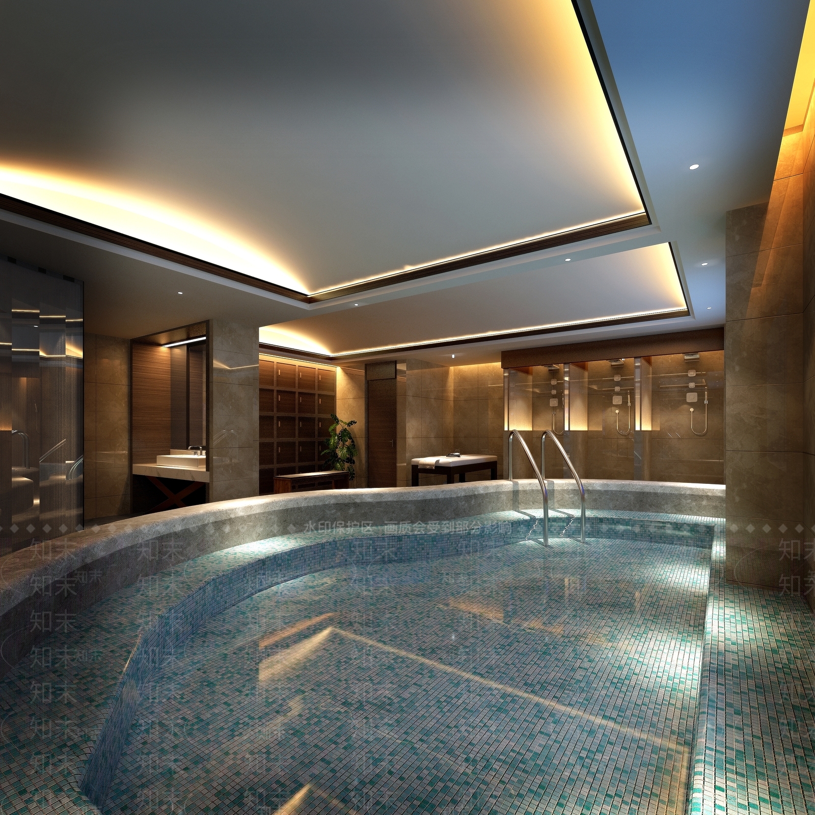 现代足浴会所3D模型下载【ID:789466140】