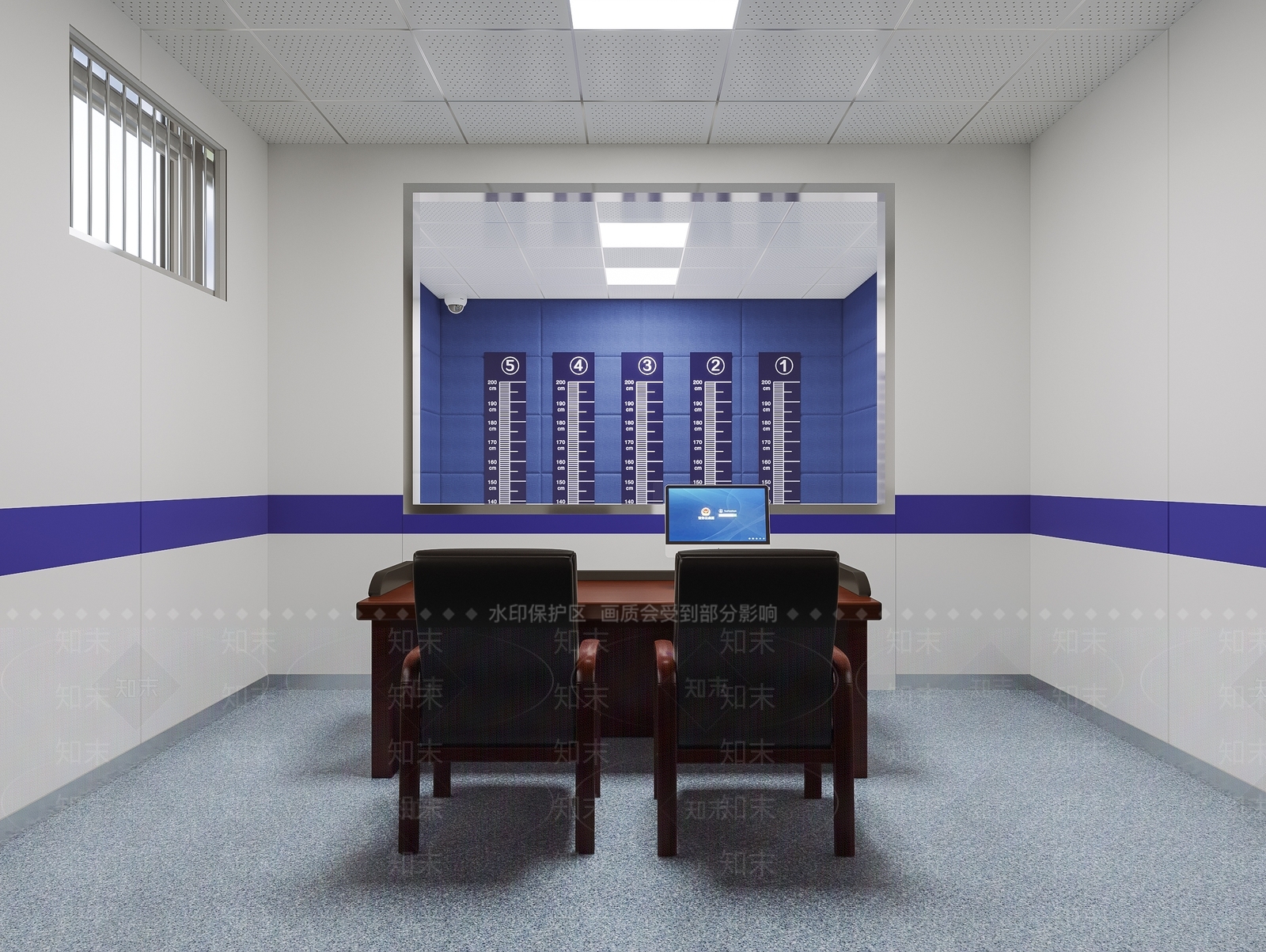 现代公安局信息采集室3D模型下载【ID:489466077】
