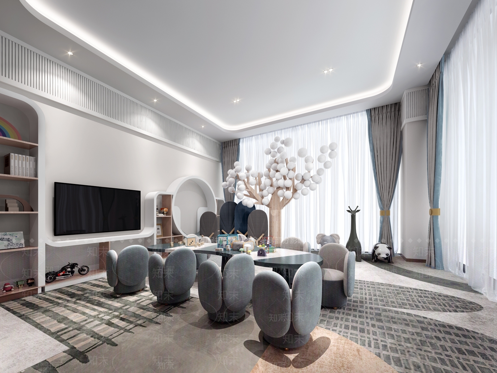 现代活动中心3D模型下载【ID:489471584】