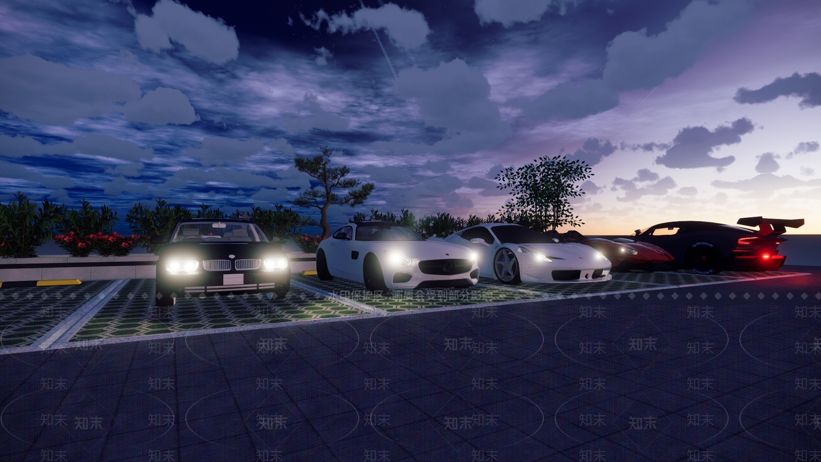 现代公共汽车SU模型下载【ID:489484990】