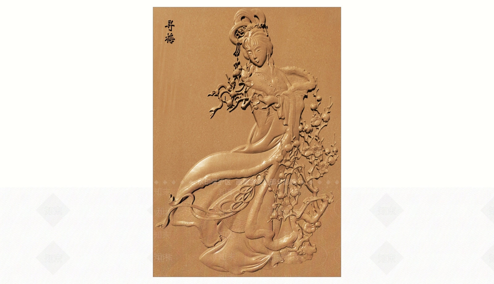 中式风格浮雕SU模型下载【ID:490018257】