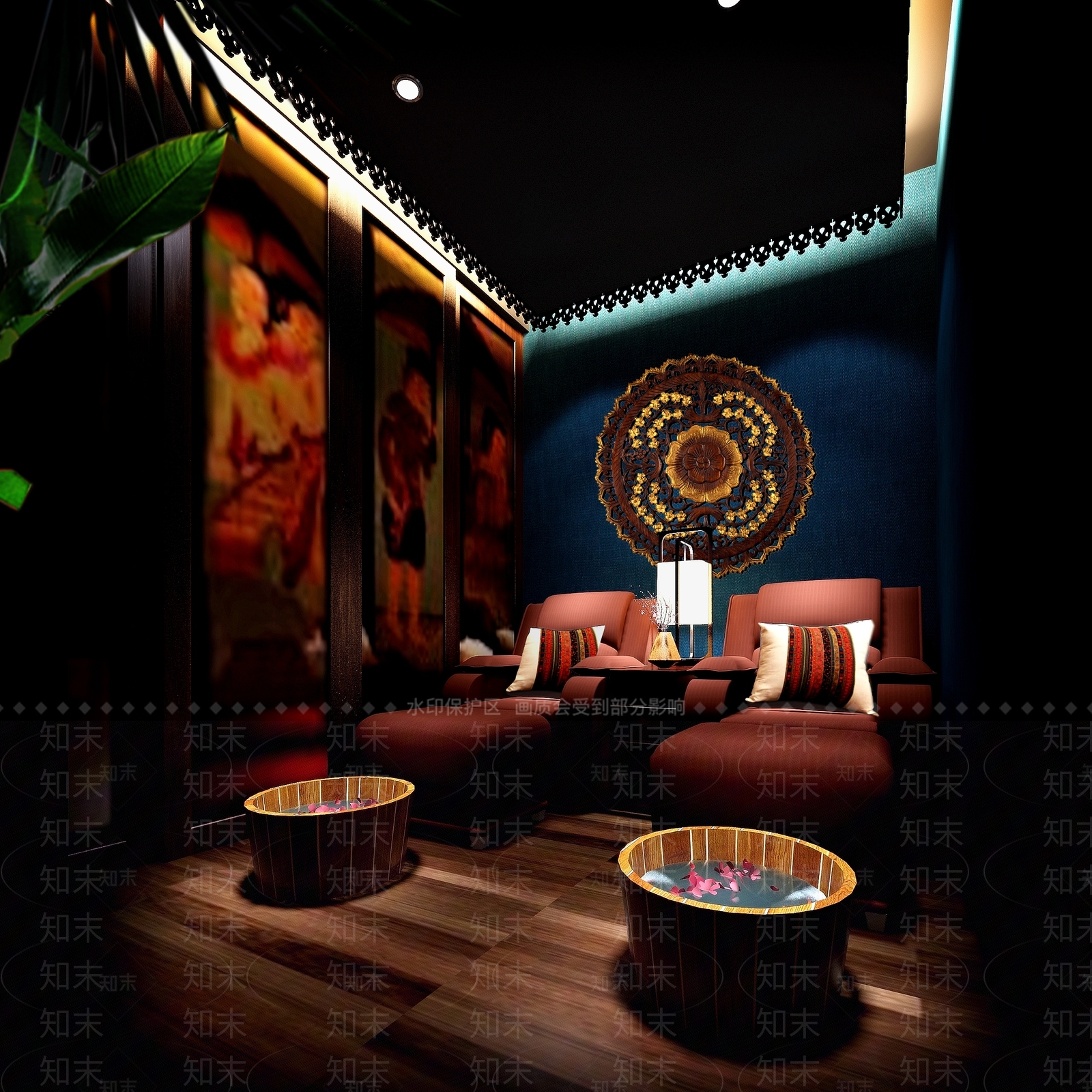 东南亚足浴会所3D模型下载【ID:789546111】