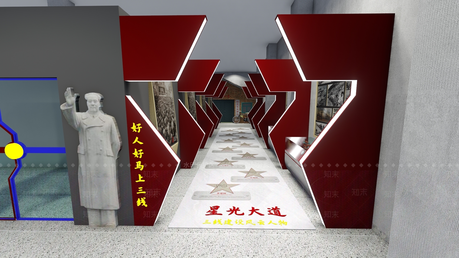 中式博物馆SU模型下载【ID:689795385】