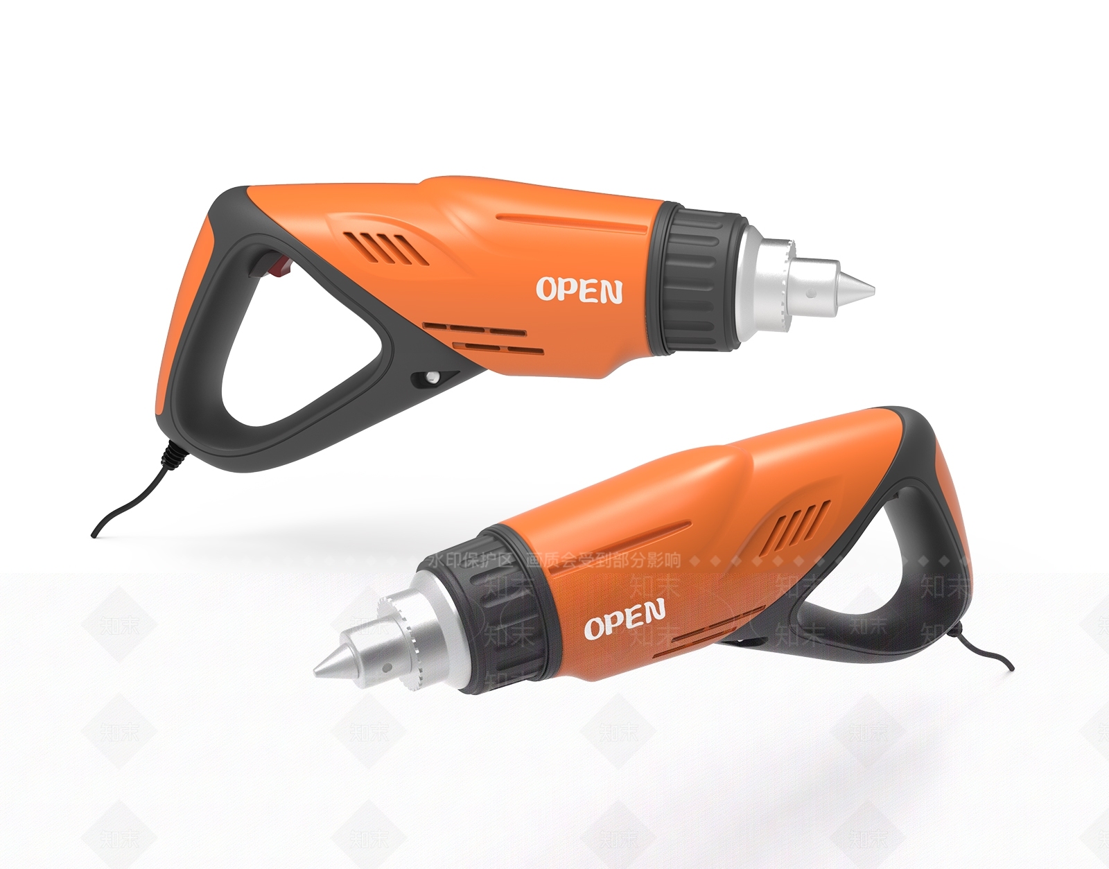 现代电钻3D模型下载【ID:889546580】