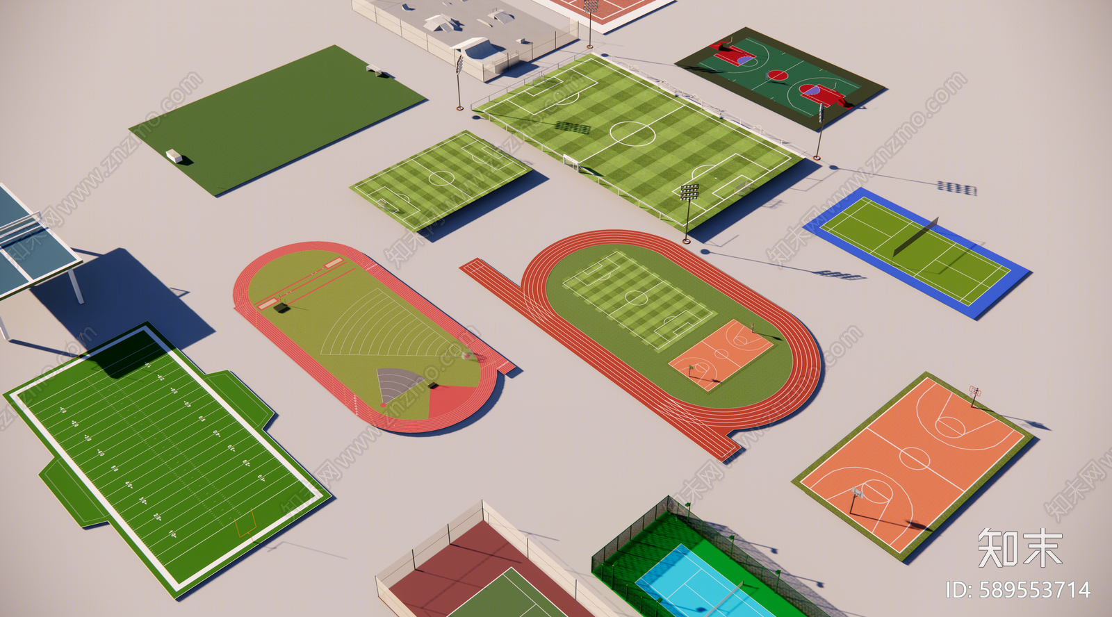 现代球场SU模型下载【ID:589553714】