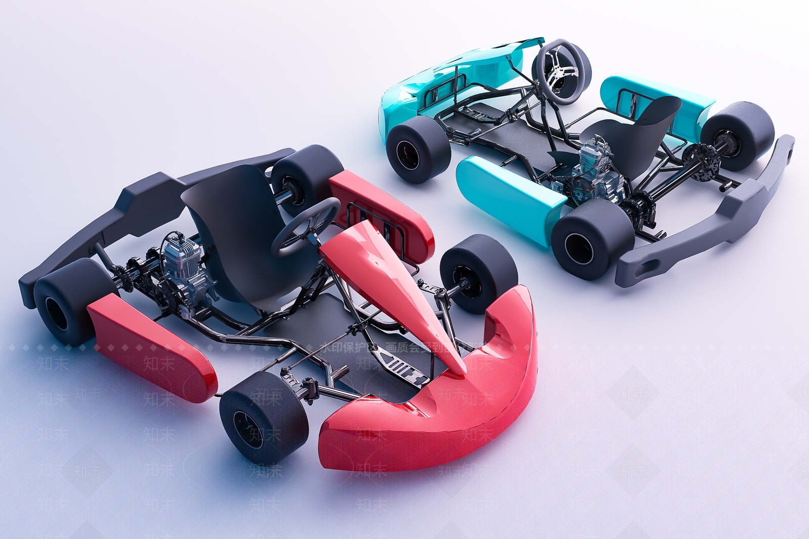 现代碰碰车3D模型下载【ID:989604762】