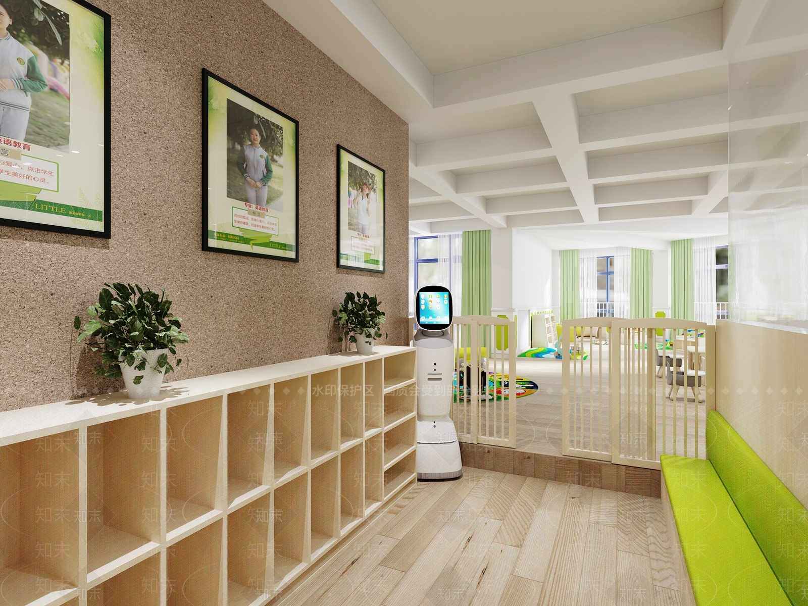 现代幼儿园3D模型下载【ID:289637649】