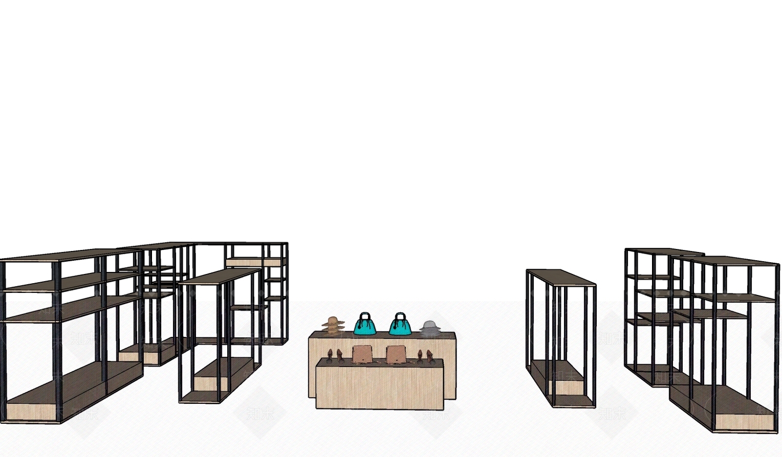 现代展架SU模型下载【ID:789650159】