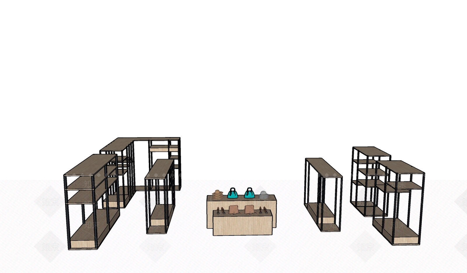 现代展架SU模型下载【ID:789650159】