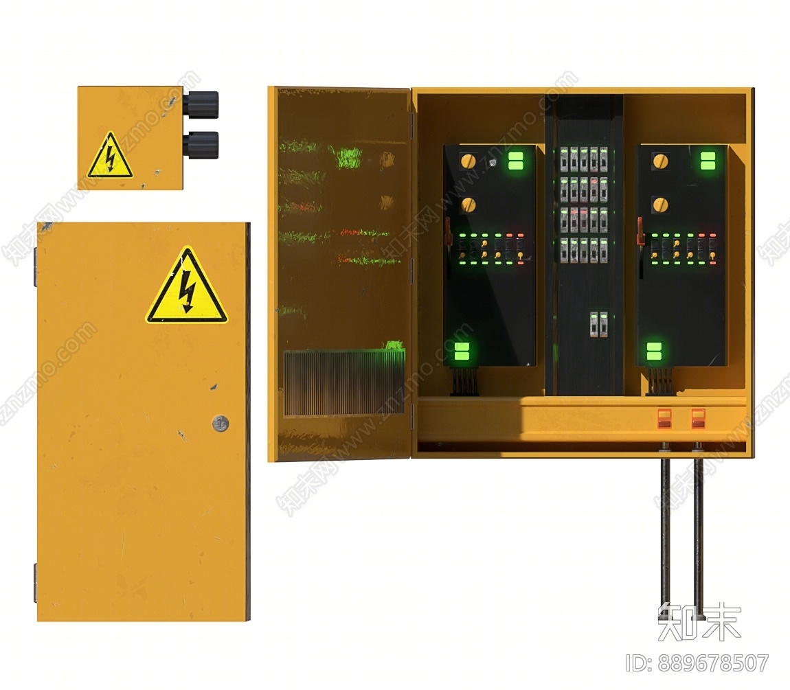 现代工业设备3D模型下载【ID:889678507】