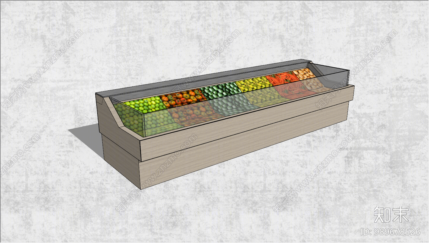 现代水果架SU模型下载【ID:989678526】