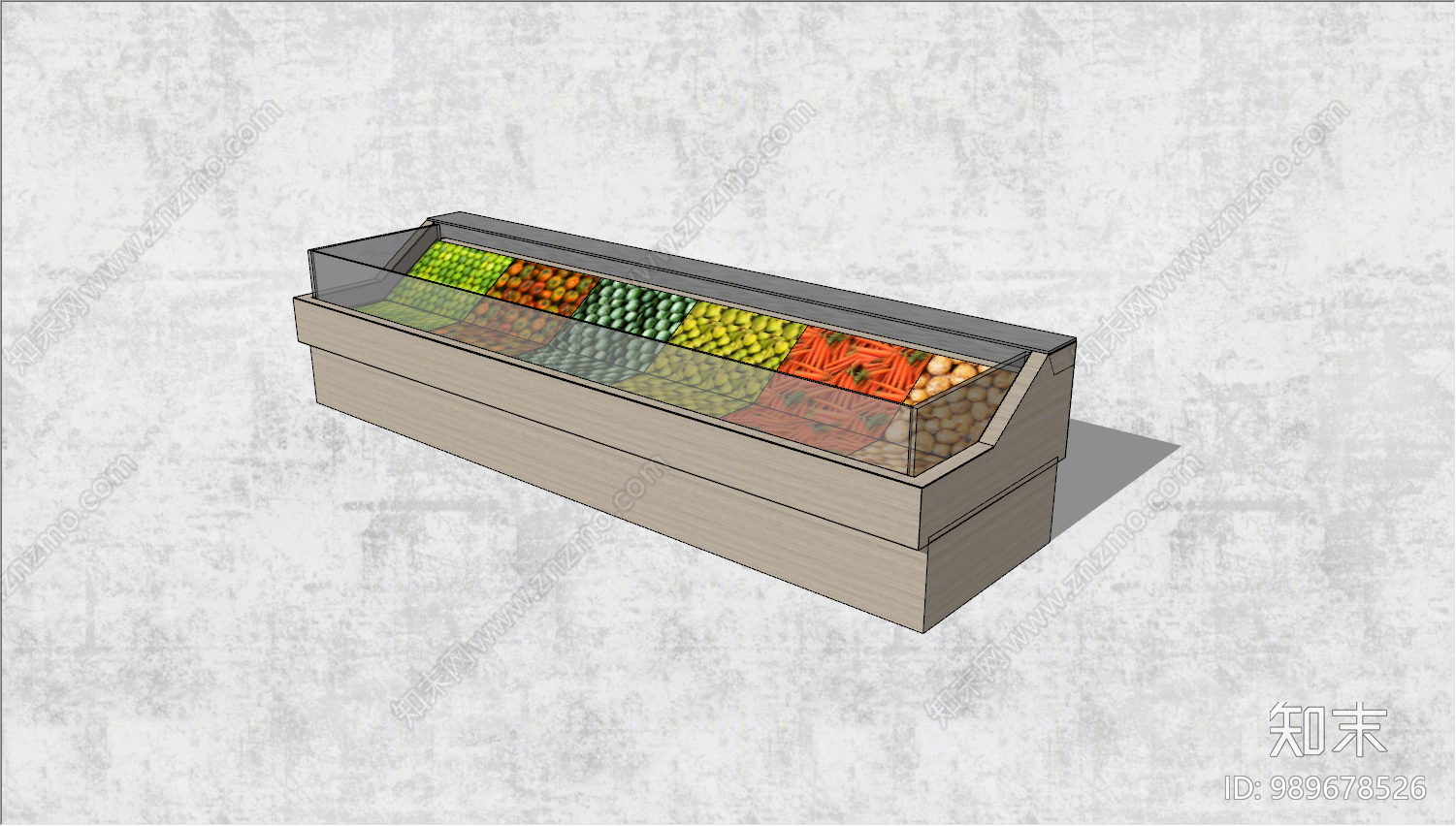 现代水果架SU模型下载【ID:989678526】