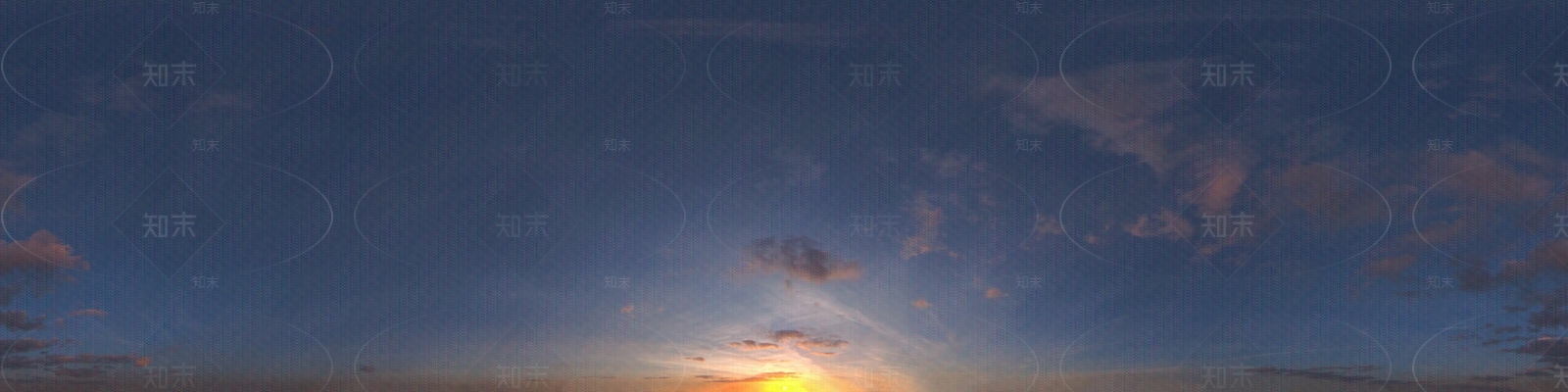 HDRI高清无缝天空贴图下载【ID:689696474】