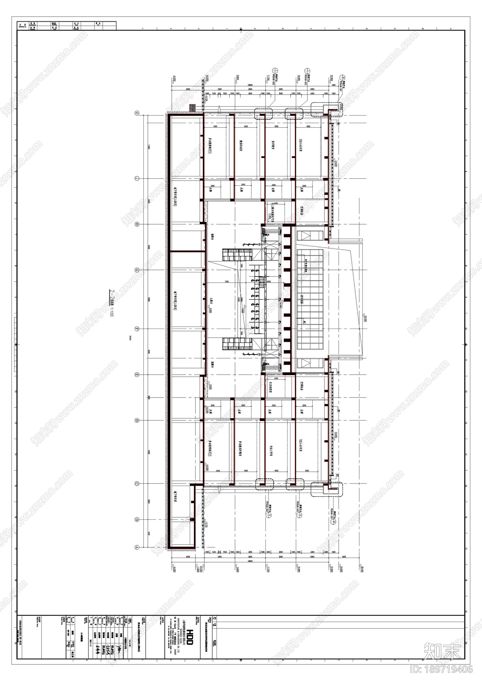 现代风格剧院cad施工图下载【ID:189719406】