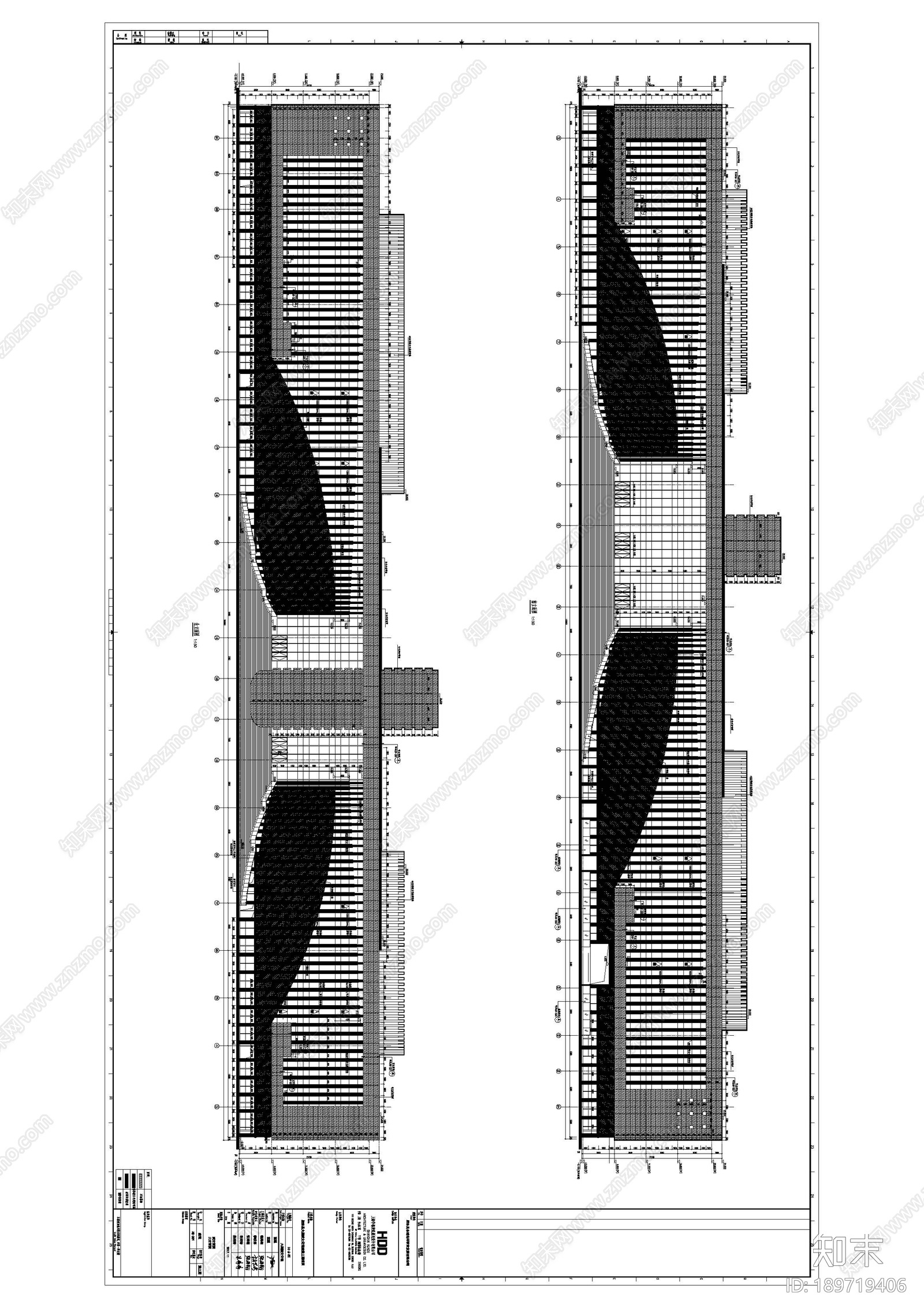 现代风格剧院cad施工图下载【ID:189719406】