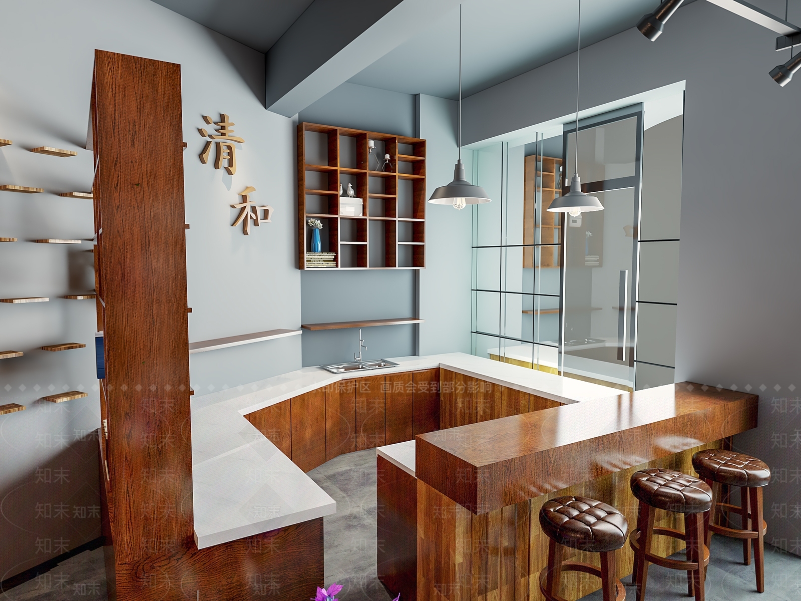 现代花店3D模型下载【ID:189729791】
