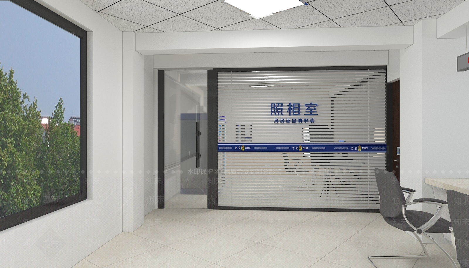 现代警局3D模型下载【ID:289748634】