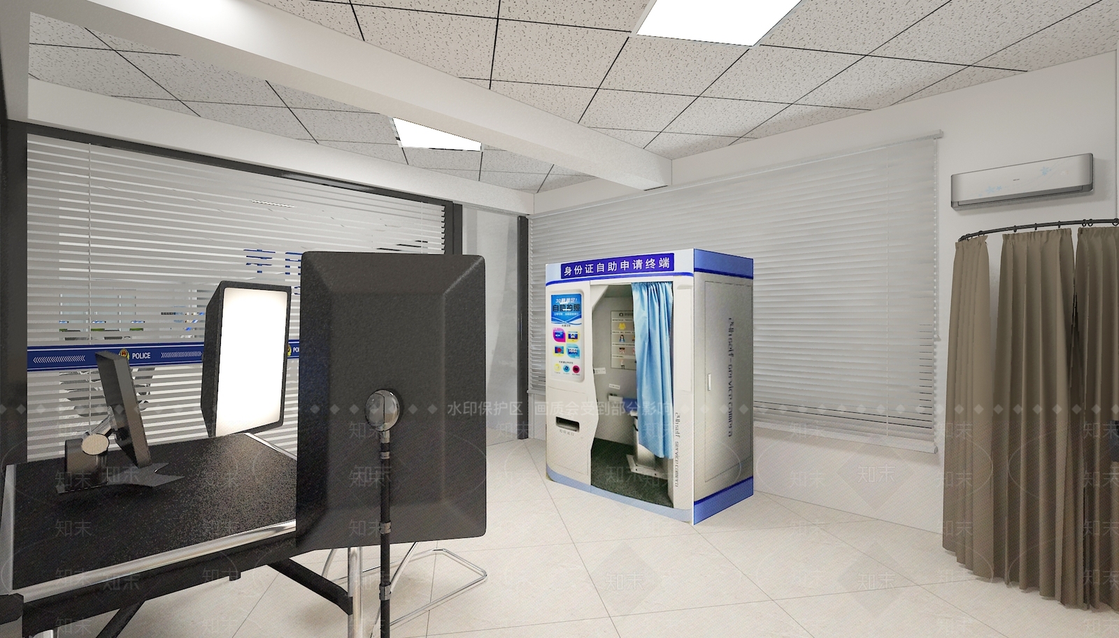 现代警局3D模型下载【ID:289748634】