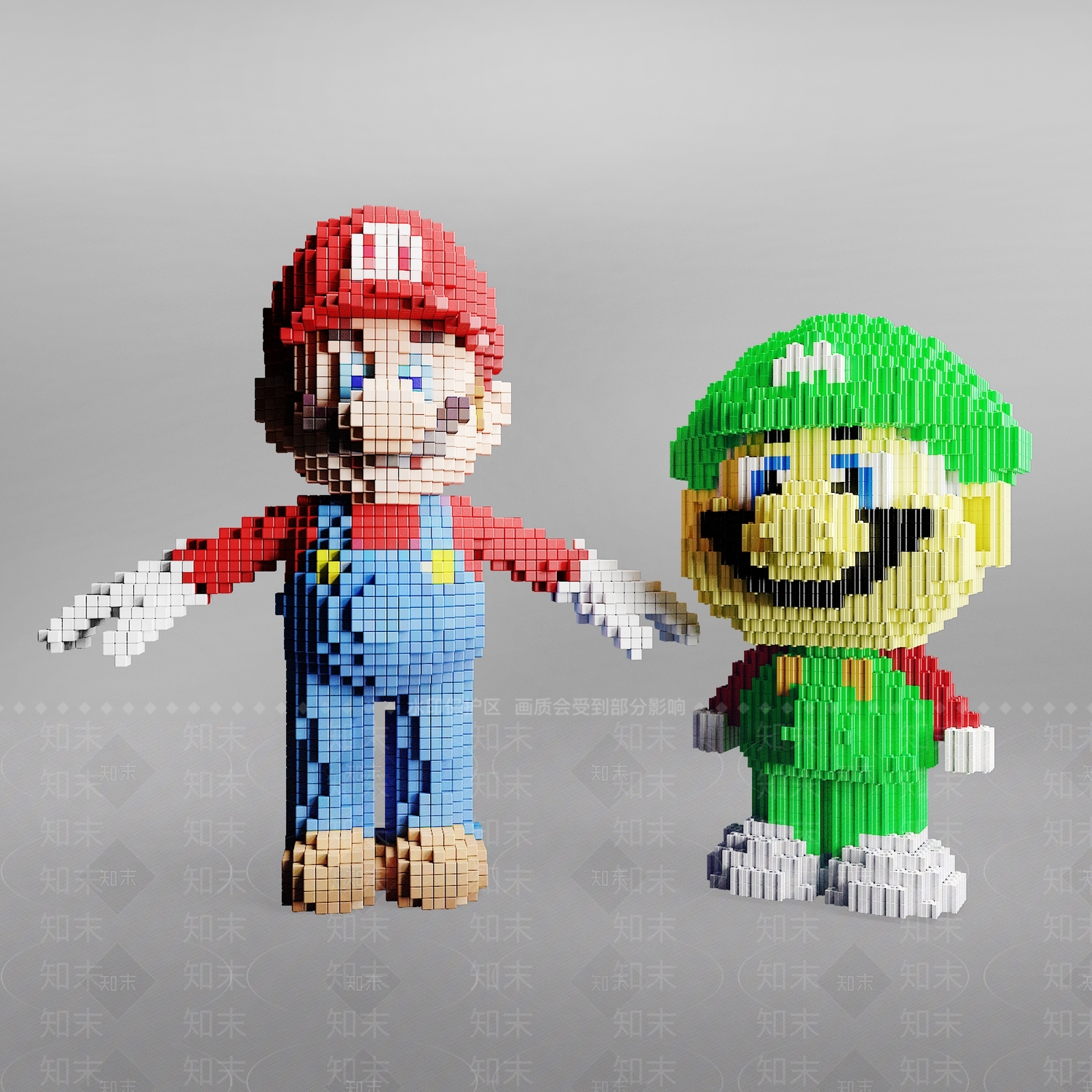 现代儿童积木3D模型下载【ID:589753467】