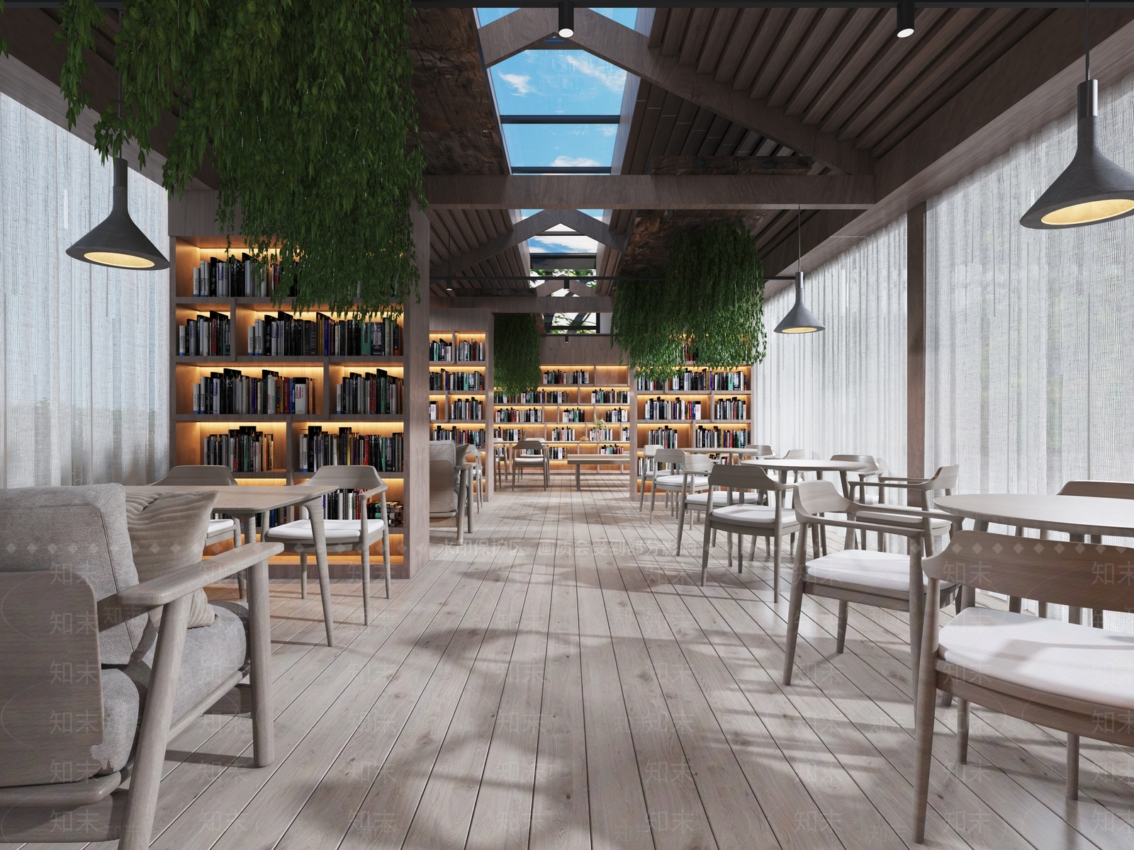 新中式书店3D模型下载【ID:789757968】