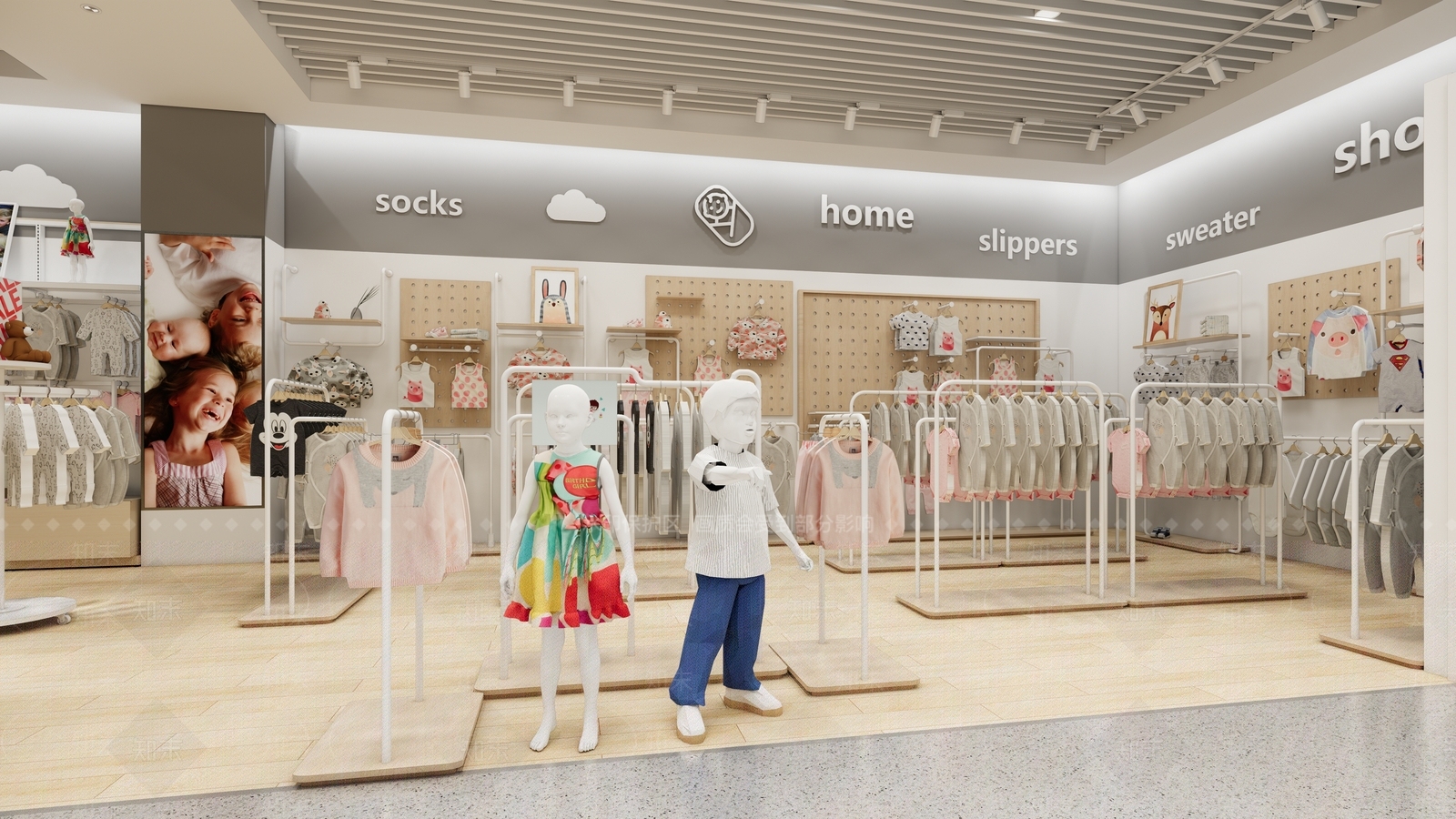 现代母婴店SU模型下载【ID:389781178】