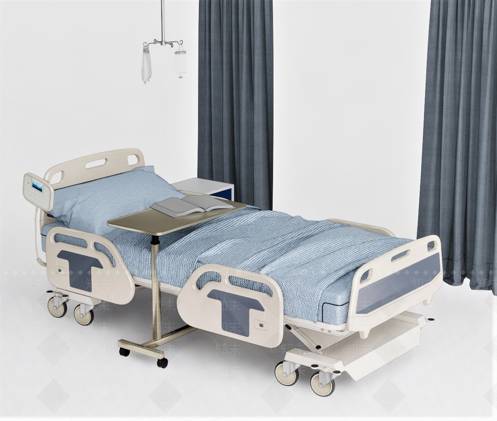 现代其他床具SU模型下载【ID:989818628】