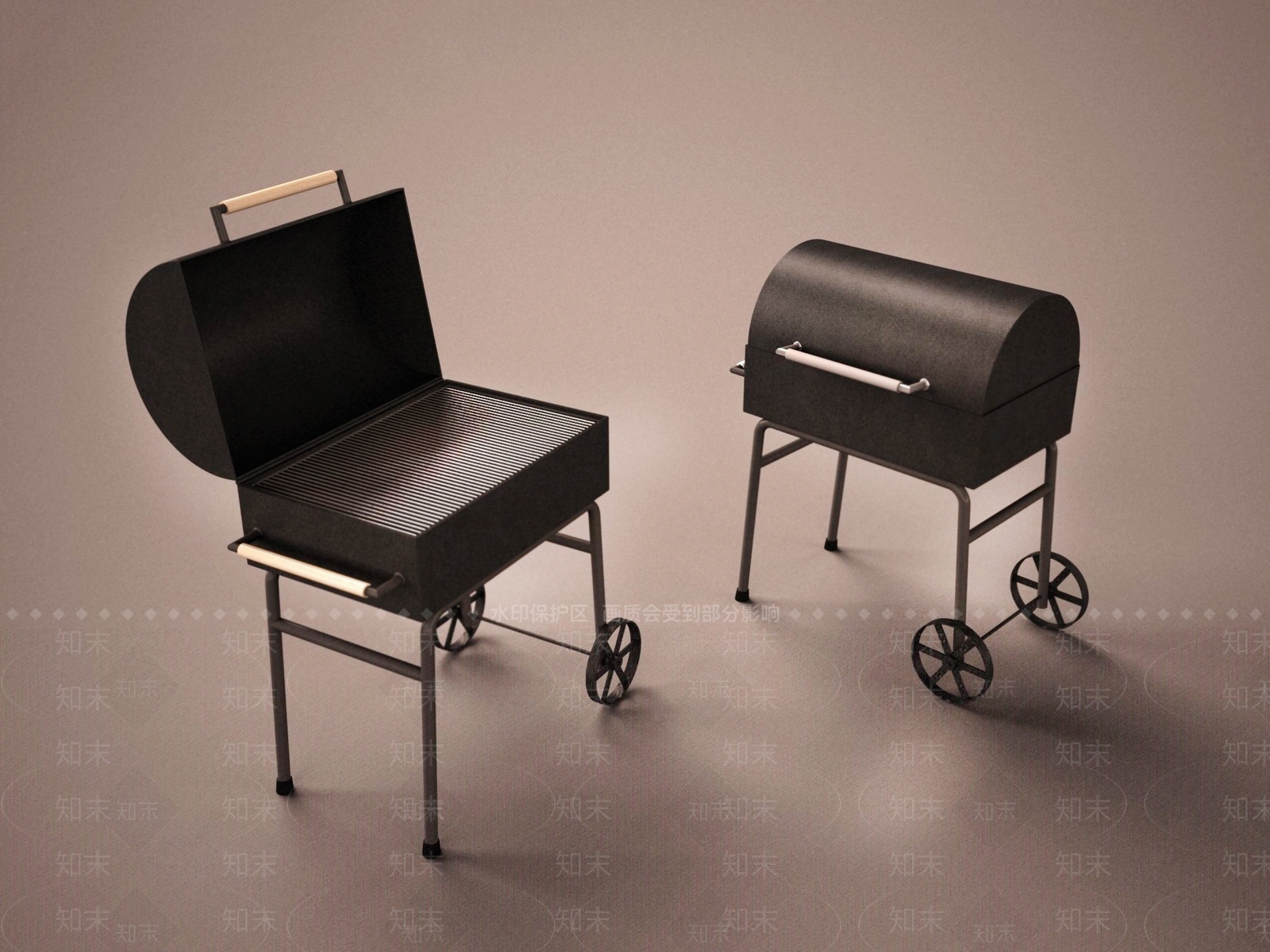 烧烤架3D模型下载【ID:189841378】