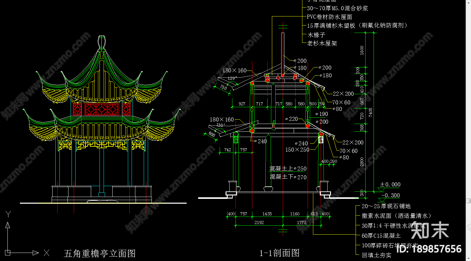 园林古建施工图下载【ID:189857656】