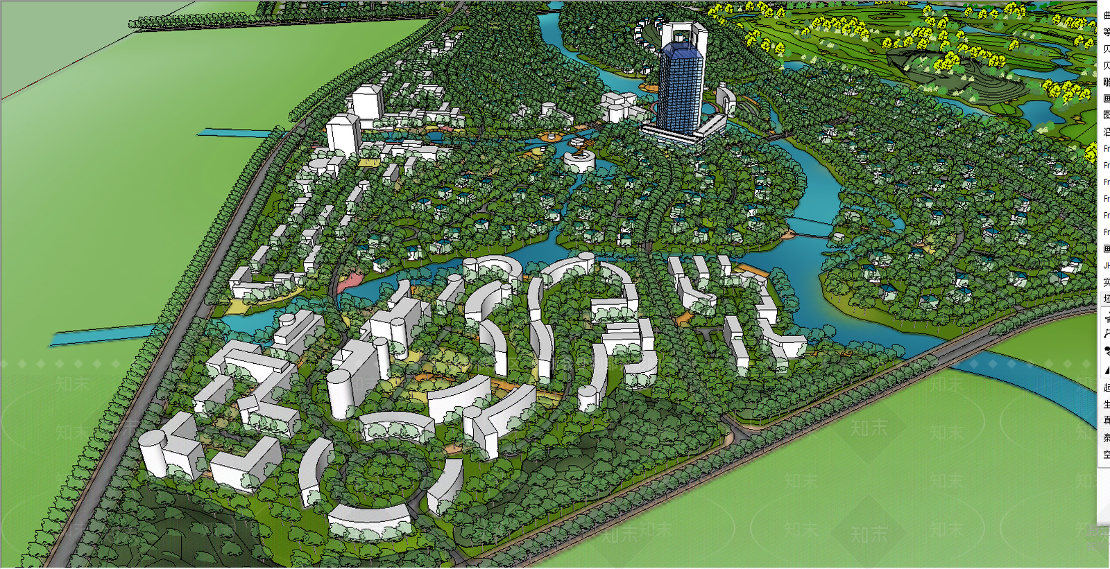 现代简模规划SU模型下载【ID:389880255】