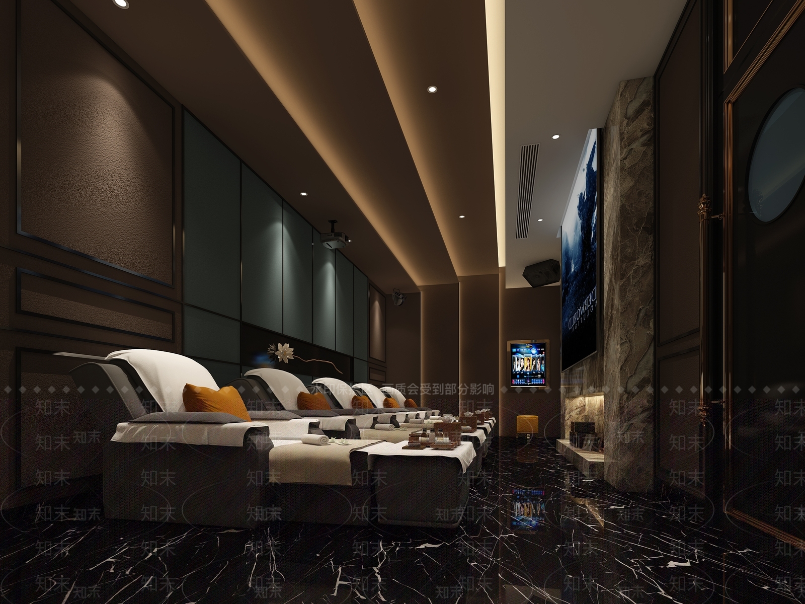 现代足浴会所3D模型下载【ID:789891157】