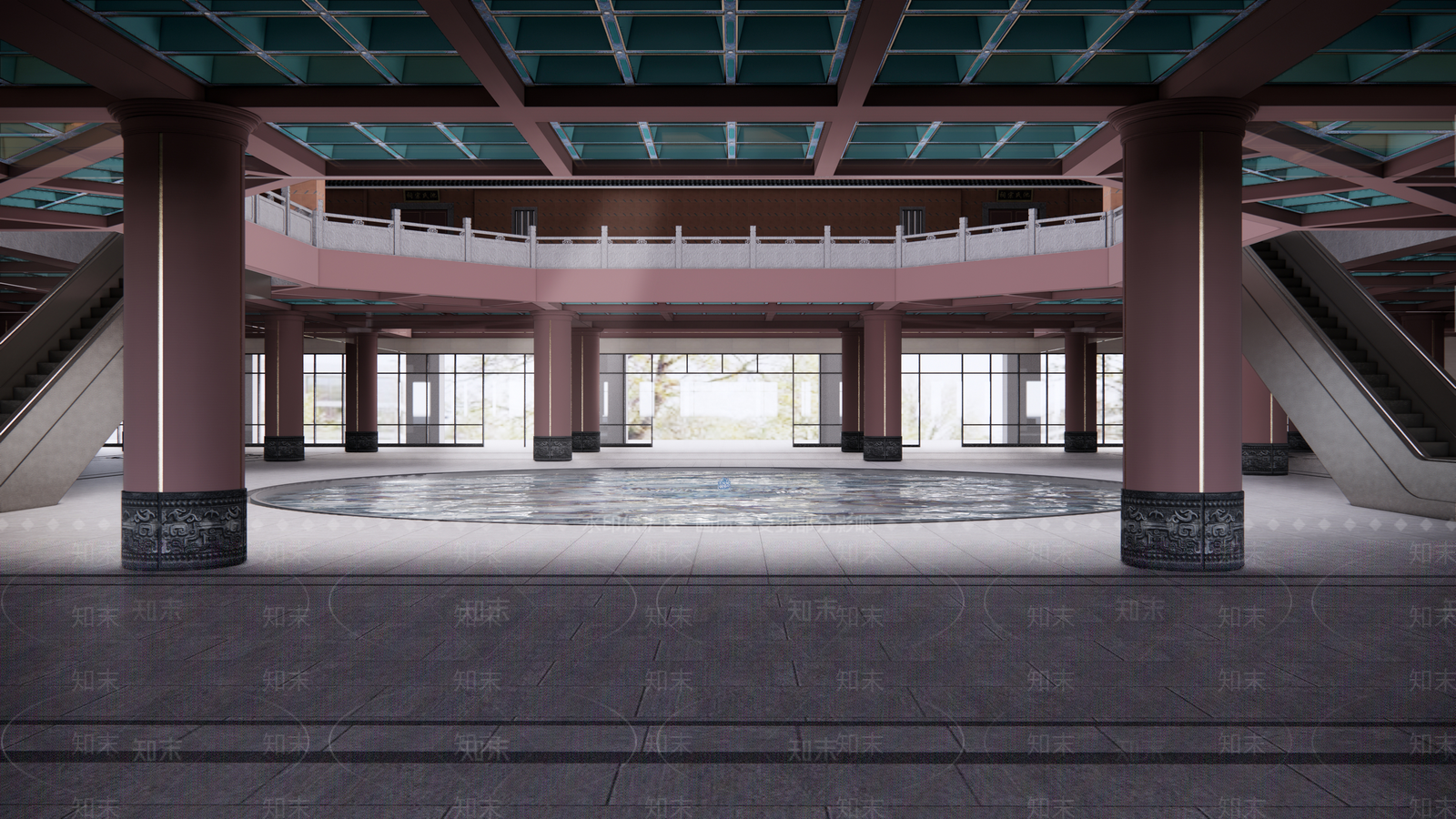 中式佛堂灵堂SU模型下载【ID:889900521】