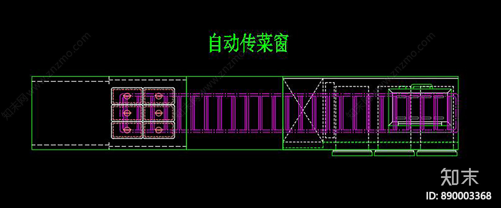 奶茶店cad施工图下载【ID:890003368】