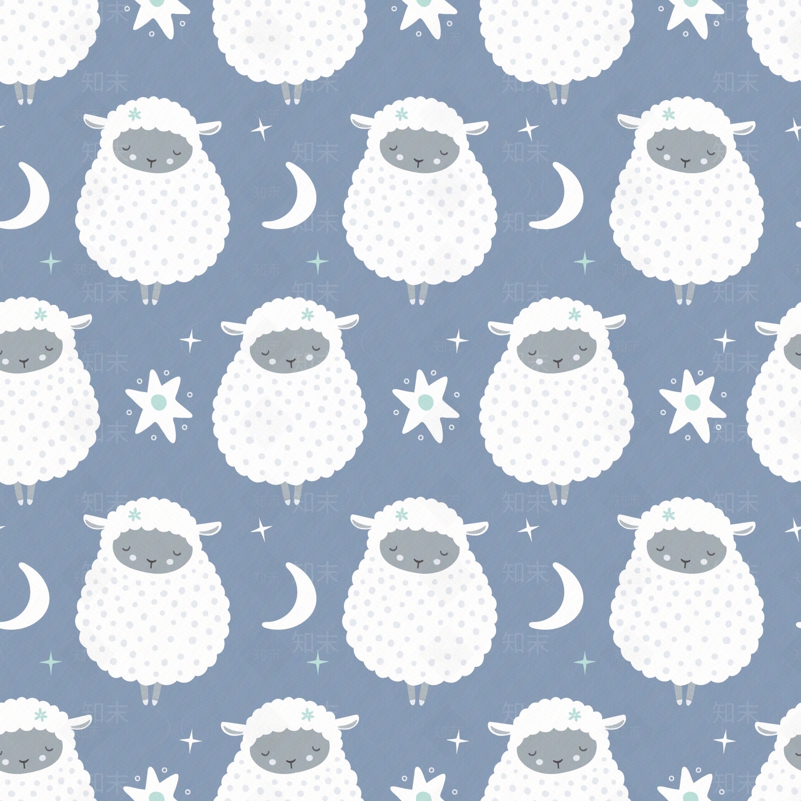 卡通儿童房壁纸贴图下载【ID:990044237】