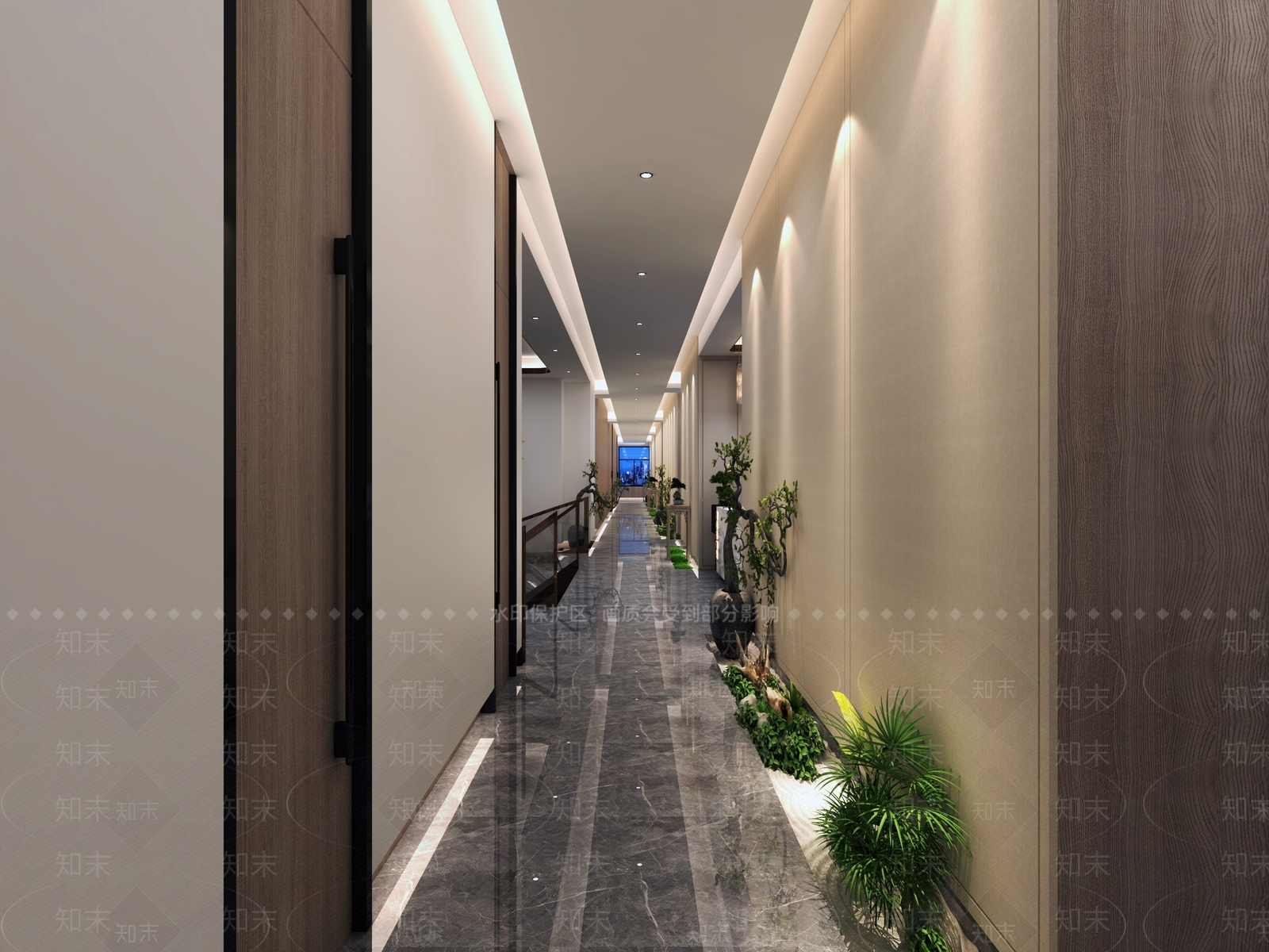 新中式足浴会所楼梯3D模型下载【ID:790056161】