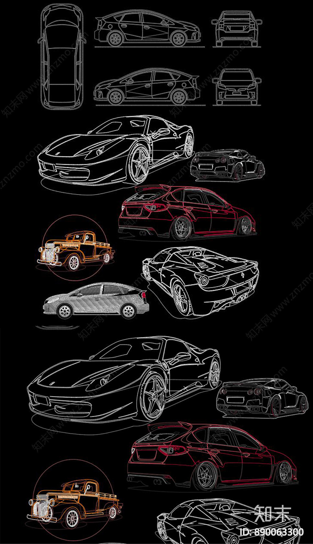 汽车施工图下载【ID:890063300】