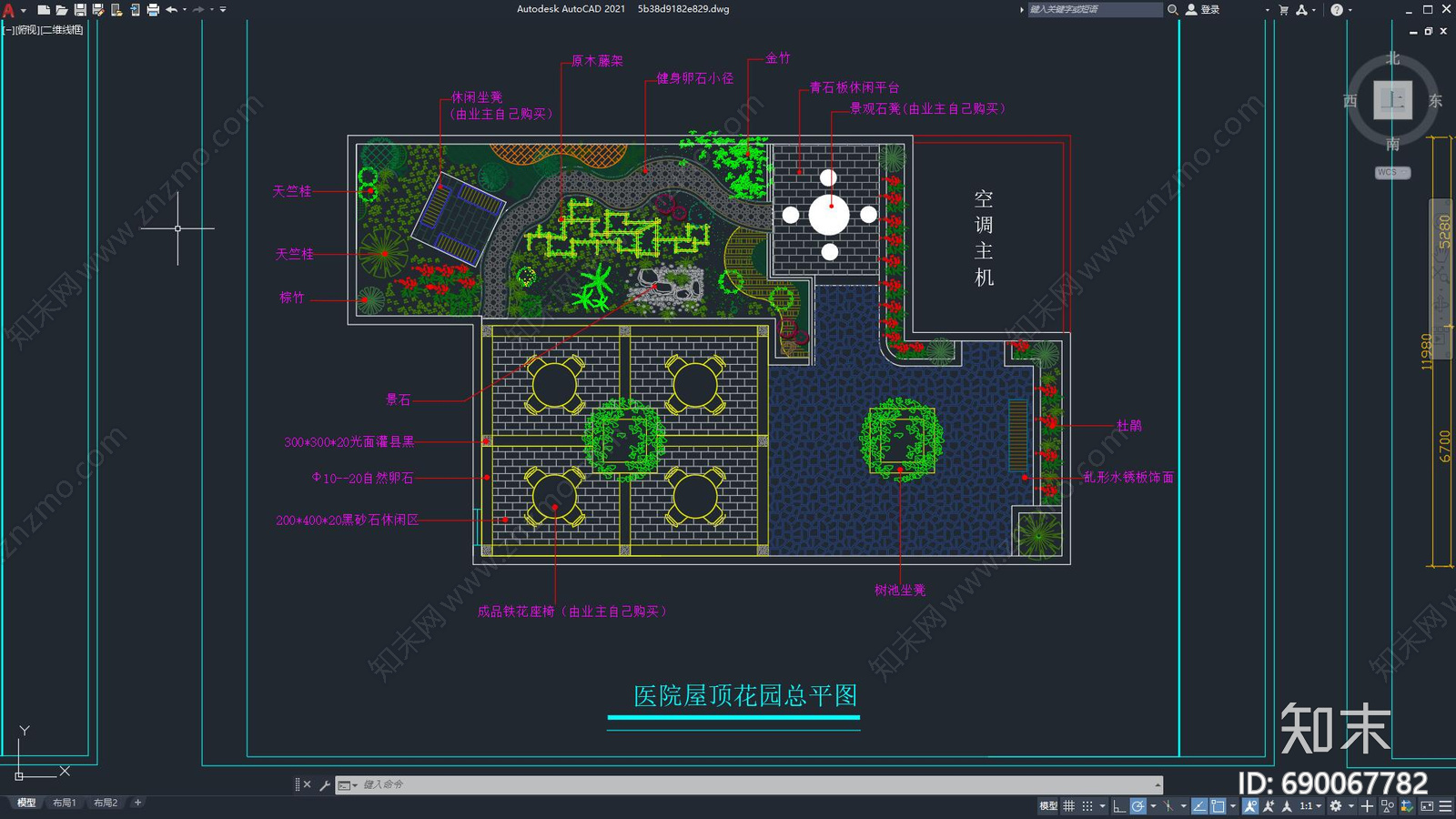 中式医院施工图下载【ID:690067782】