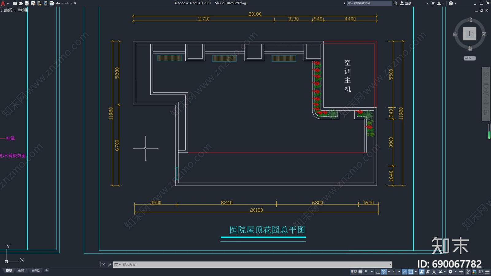 中式医院施工图下载【ID:690067782】